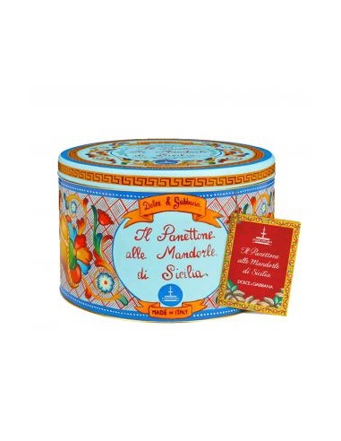 PANETTONE D&G RICOPERTO DI GLASSA E...